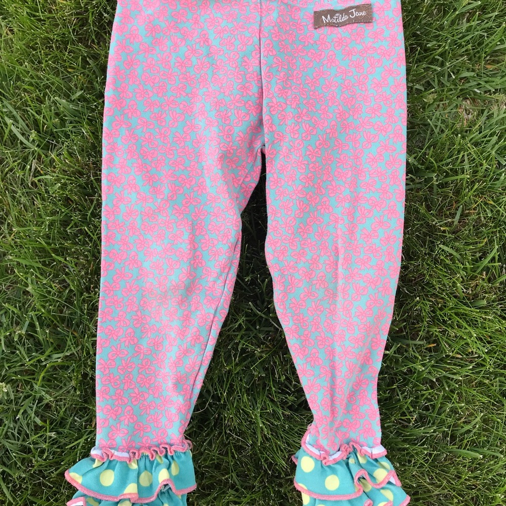 Matilda Jane ruffle bottom leggings